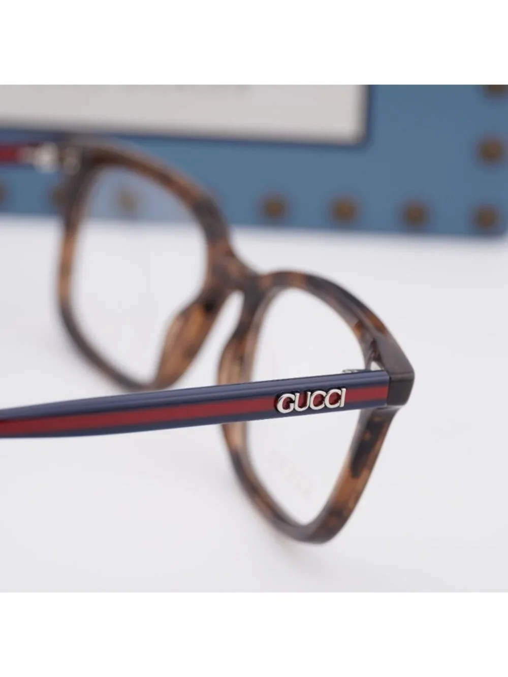 Gucci GG1928O 003 Square Eyeglasses – Havana 53mm